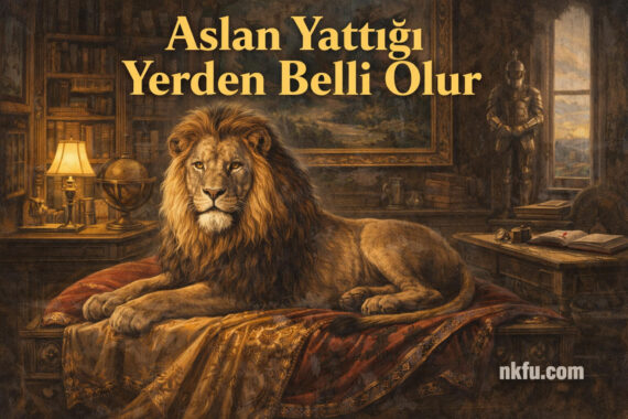 Aslan Yattığı Yerden Belli Olur: Gerçek ve Mecaz Anlamı - Kapak Görseli